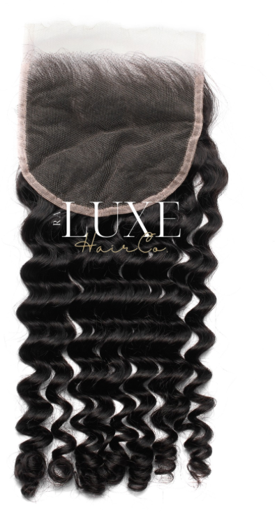 5x5 HD Closure Raw Deep Wave